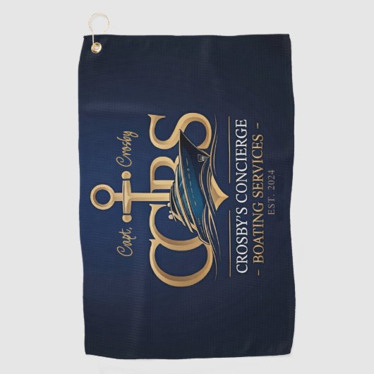 CCBS Merch. nautische golfhanddoek (Voorkant)
