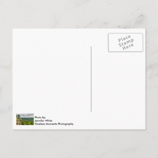 CCC Overlook Petit Jean Briefkaart (Achterkant)