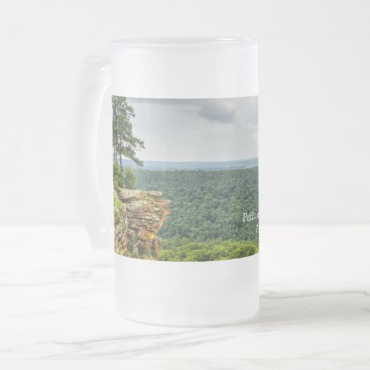 CCC Overlook Petit Jean Frosted Glass Beer Mok (Voorkant links)