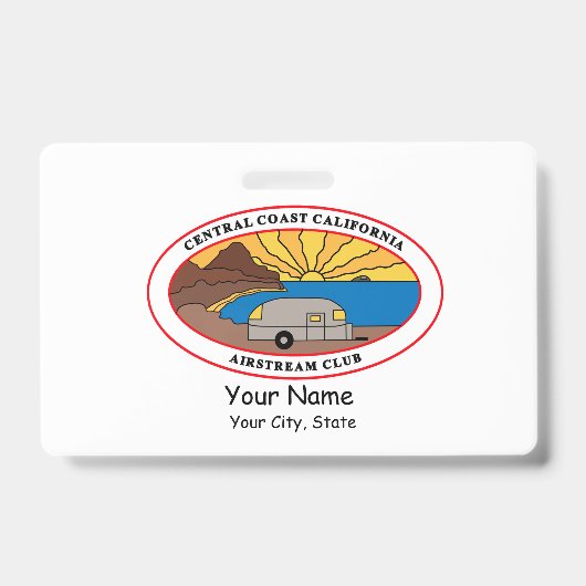 CCCAC-naamplaatje Badge (Voorzijde)