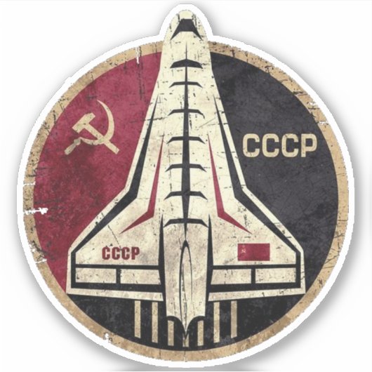 CCCP Buran Sticker (Voorkant)