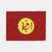 CCCP communist Badge Design Fleece Deken (Voorkant (Horizontaal))