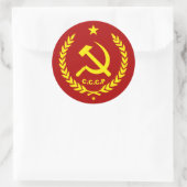 CCCP communist Hammer en Sickle Badge Ronde Sticker (Tas)