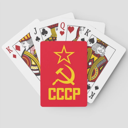 CCCP Communist Playing Cards Pokerkaarten (Achterkant)