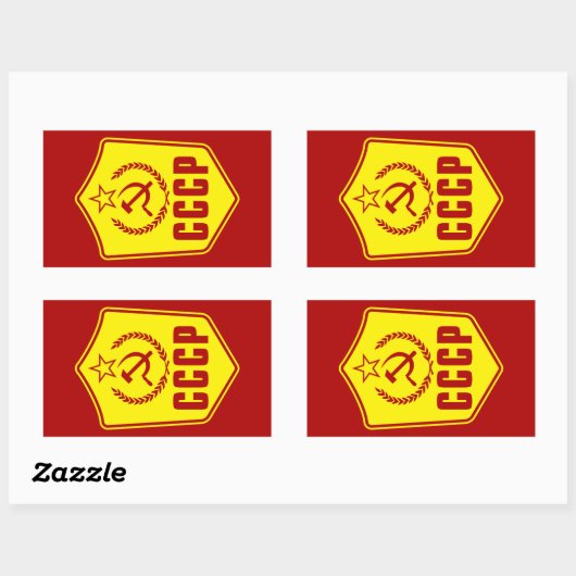 CCCP Communistische Embleem Stickers (Vel)