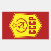 CCCP Communistische Embleem Stickers (Voorkant)