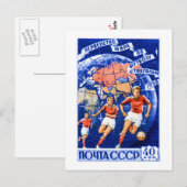 CCCP-Football Briefkaart (Voorkant / Achterkant)