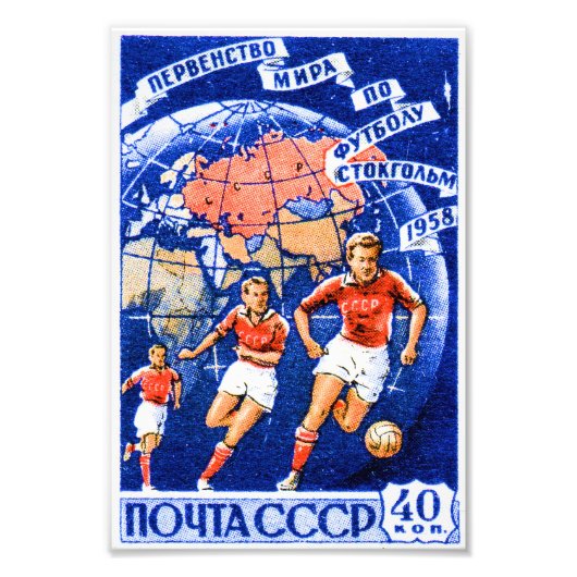 CCCP-Football Foto Afdruk (Voorkant)