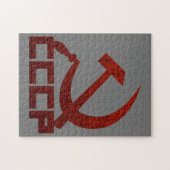 CCCP Hamer en Sikkel Legpuzzel (Horizontaal)