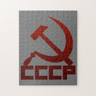CCCP Hamer en Sikkel Legpuzzel