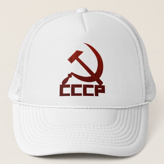 CCCP Hamer en Sikkel Trucker Pet (Voorkant)
