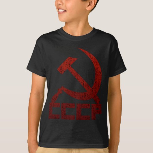 CCCP Hamer & Sikkel T-shirt (Voorkant)