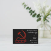 CCCP Hamer & Sikkel Visitekaartje (Staand voorkant)