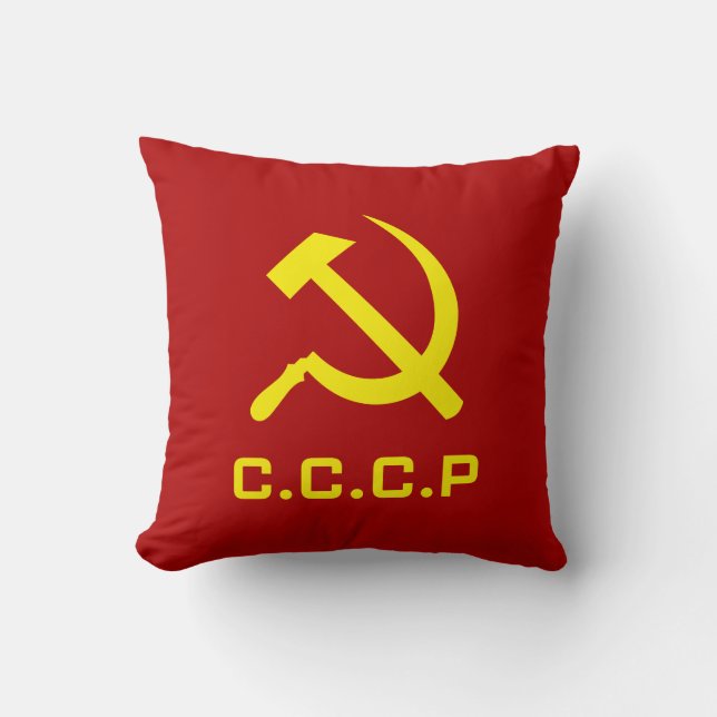 CCCP Hammer en Sickle Kussens (Voorkant)