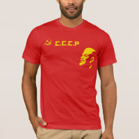 CCCP Hammer en Sickle Lenin Retro T Shirt