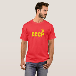 CCCP Hammer en Sickle Mannen Dark T-Shirt