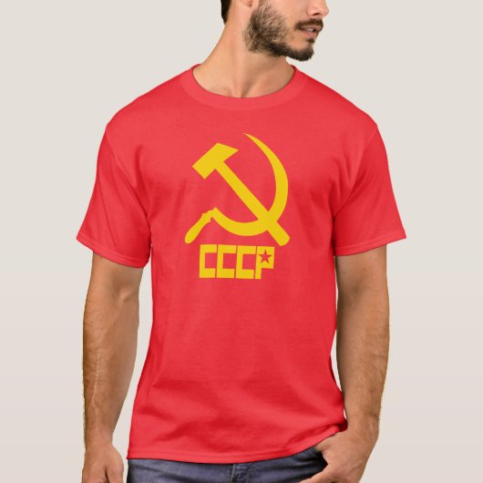 CCCP Hammer en Sickle T-shirt (Voorkant)