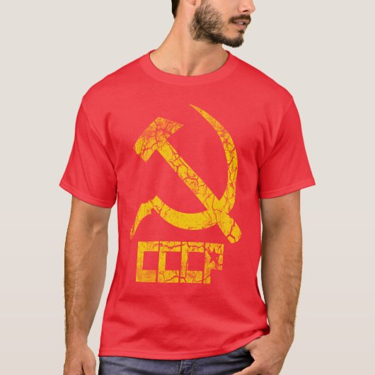 CCCP Hammer en Sickle T-shirt (Voorkant)