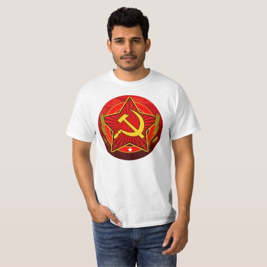  CCCP Hammer en Sickle T-shirt (Voorkant volledig)