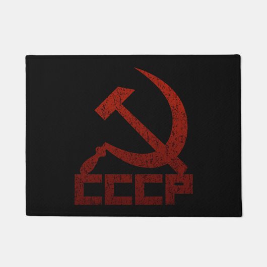 CCCP Hammer & Sickle Deurmat (Voorkant)