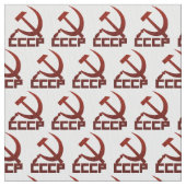 CCCP Hammer & Sickle Stof (Close Up)