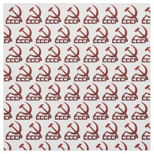CCCP Hammer & Sickle Stof (Swatch)