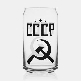 CCCP Kan-skiën Blikvorm Glas