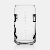 CCCP Kan-skiën Blikvorm Glas (Links)