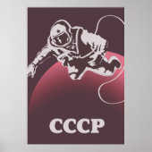 CCCP Kosmonaut Poster (Voorkant)