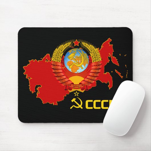 CCCP - Mousepad van de Sovjet-Unie. Muismat (Met muis)