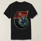 CCCP Original Russia Space Programme Laika G T-shirt (Design voorkant)