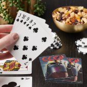 CCCP Oud-Sovjetisch Locomotiefposter Pokerkaarten (Insitu)