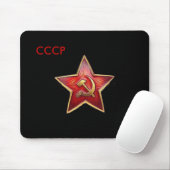 CCCP Red Star Mousepad Muismat (Met muis)