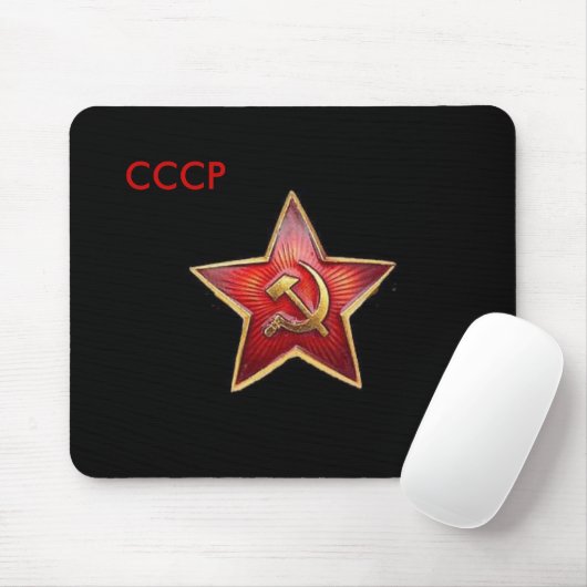 CCCP Red Star Mousepad Muismat (Met muis)