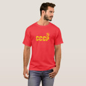 CCCP Retro en Mannen Basic Dark T-Shirt (Voorkant volledig)