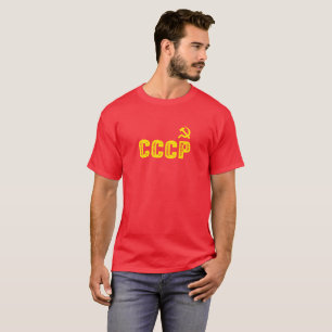 CCCP Retro en Mannen Basic Dark T-Shirt