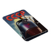 CCCP Retro  Sovjet-Poster Magneet (Rechterzijde)