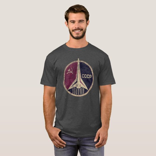 CCCP Rocket Emblem T-shirt (Voorkant volledig)