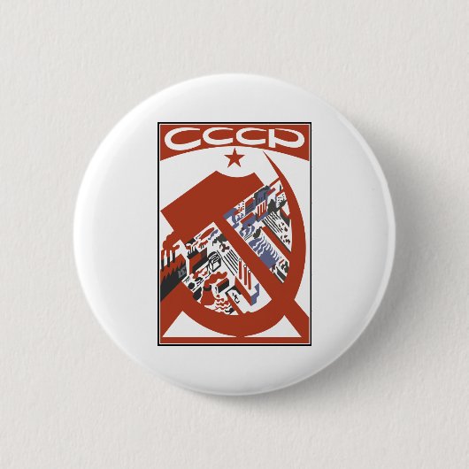 CCCP RONDE BUTTON 5,7 CM (Voorkant)