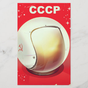 CCCP rood Sovjet-poster Briefpapier