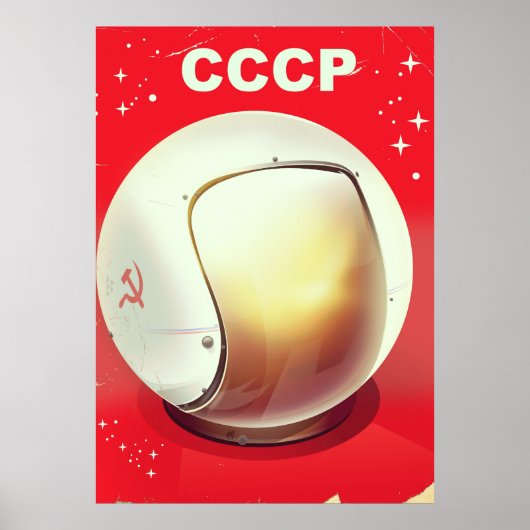 CCCP  rood Sovjet-poster Poster (Voorkant)