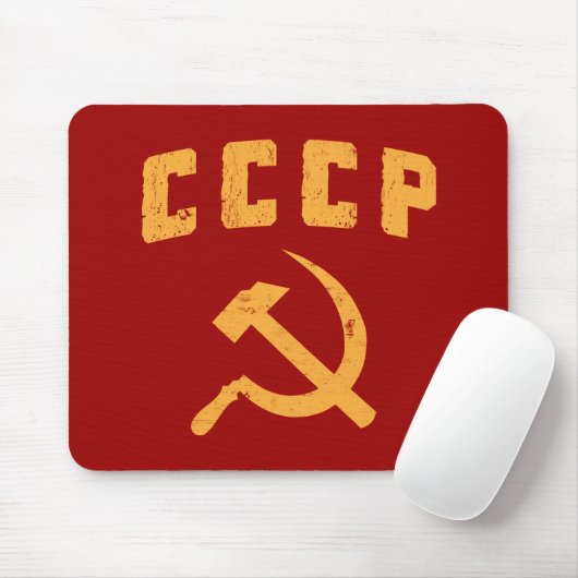 cccp  russische ussr hammer en sikkel muismat (Met muis)
