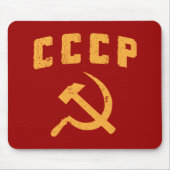 cccp  russische ussr hammer en sikkel muismat (Voorkant)