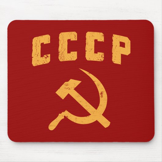 cccp  russische ussr hammer en sikkel muismat (Voorkant)