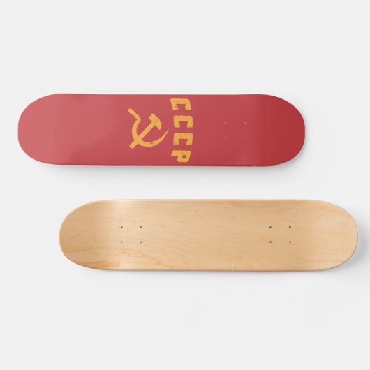 cccp  russische ussr hammer en sikkel skateboard (Horizontaal)