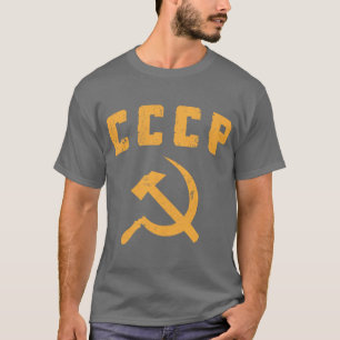 cccp  russische ussr hammer en sikkel t-shirt