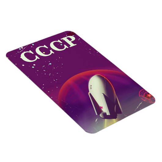 CCCP Sovjet ruimte race reisposter Magneet (Rechterzijde)