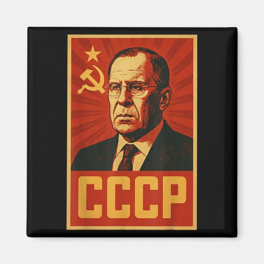 CCCP Sovjet-Unie Retro SSSR Lavrov Magneet (Voorkant)