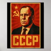 CCCP  Sovjet-Unie Retro SSSR Lavrov Poster (Voorkant)