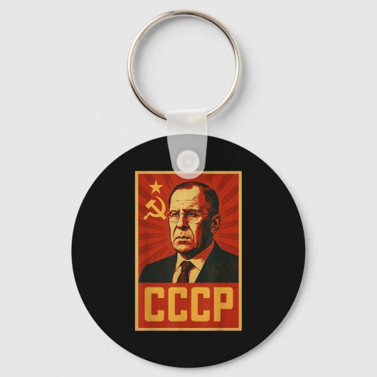 CCCP Sovjet-Unie Retro SSSR Lavrov Sleutelhanger (Voorkant)